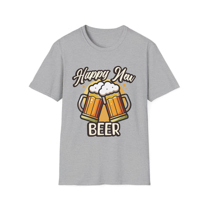 Happy New Beer Funny T-Shirt - Style Circus