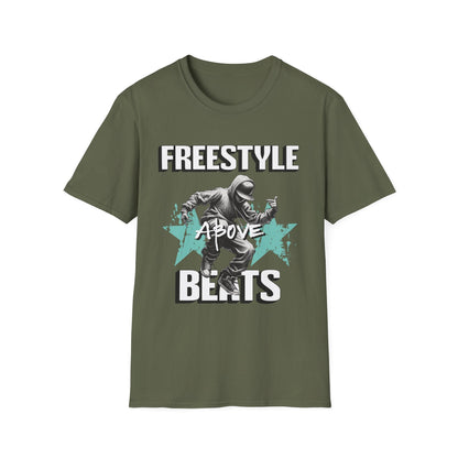 Hip Hop Freestyle Above Beats T-Shirt - Style Circus