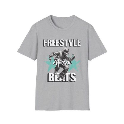 Hip Hop Freestyle Above Beats T-Shirt - Style Circus