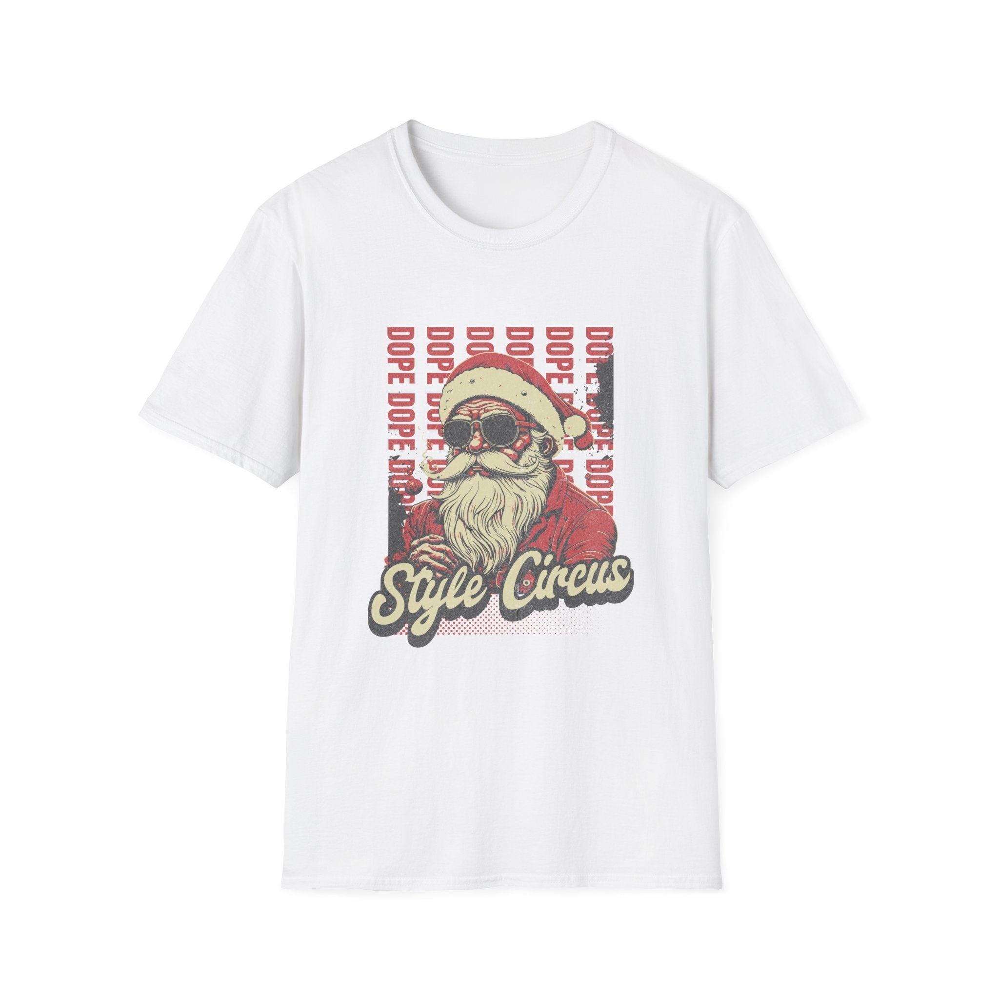 Hipster Santa Clause Dope T-Shirt - Style Circus