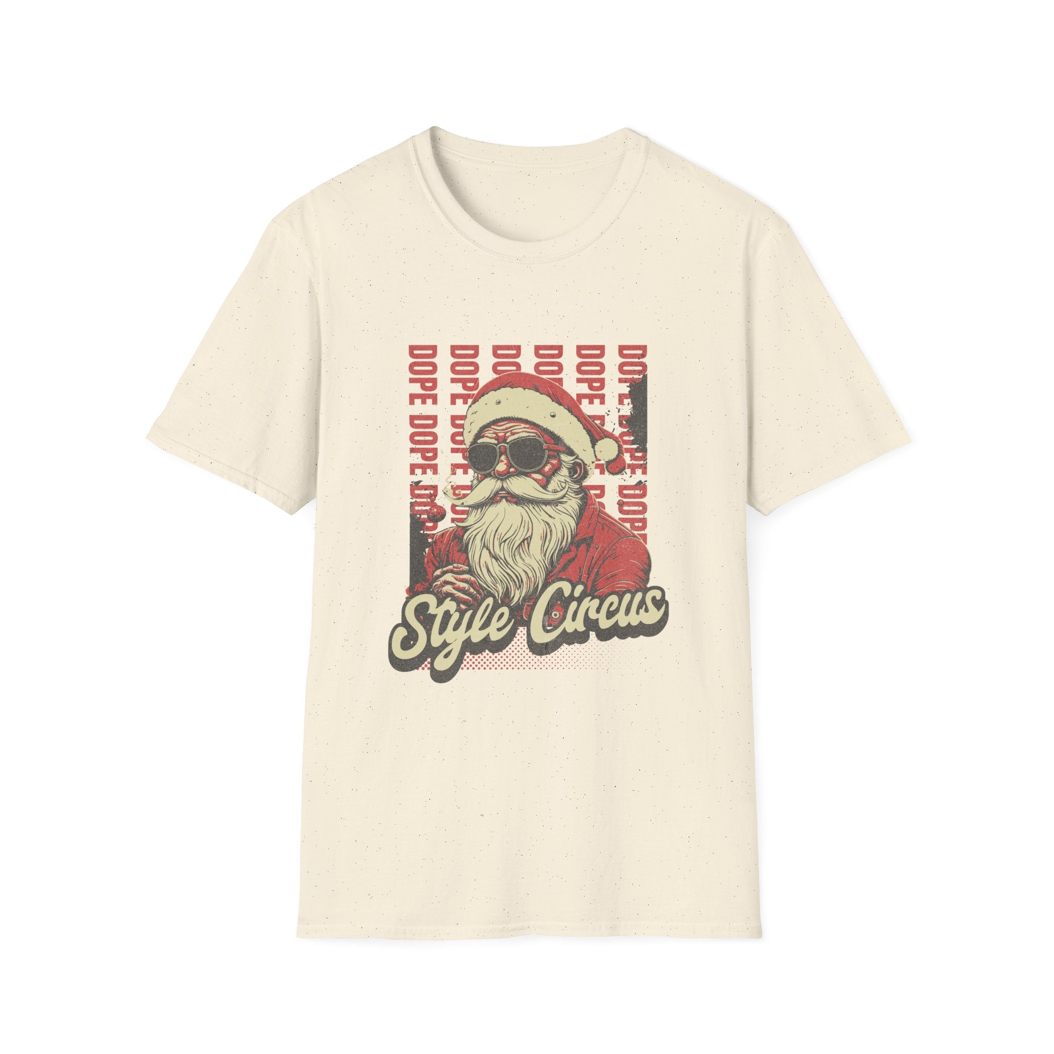 Hipster Santa Clause Dope T-Shirt - Style Circus