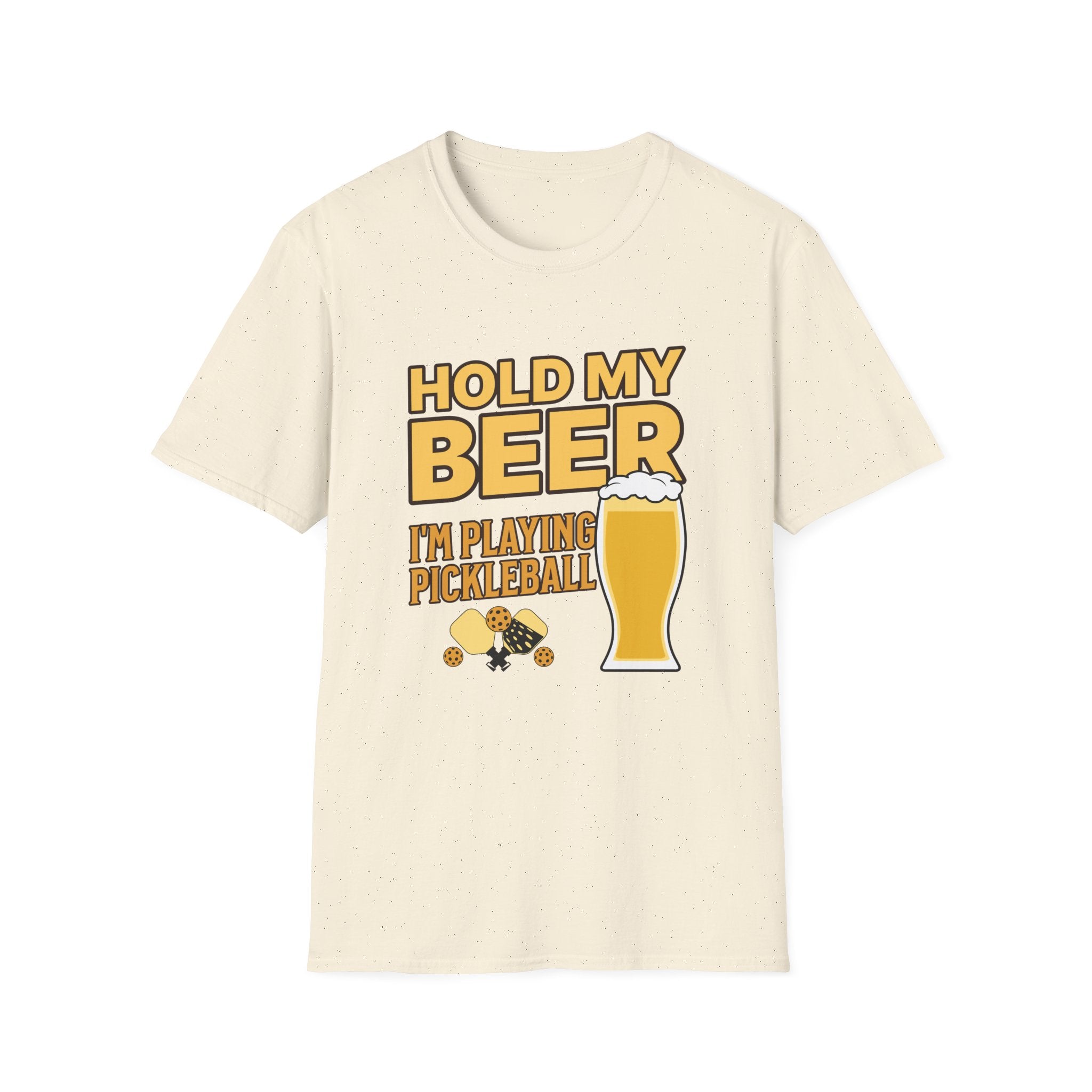 Hold My Beer I'm Playing Pickleball Funny Custom T-Shirt - Style Circus