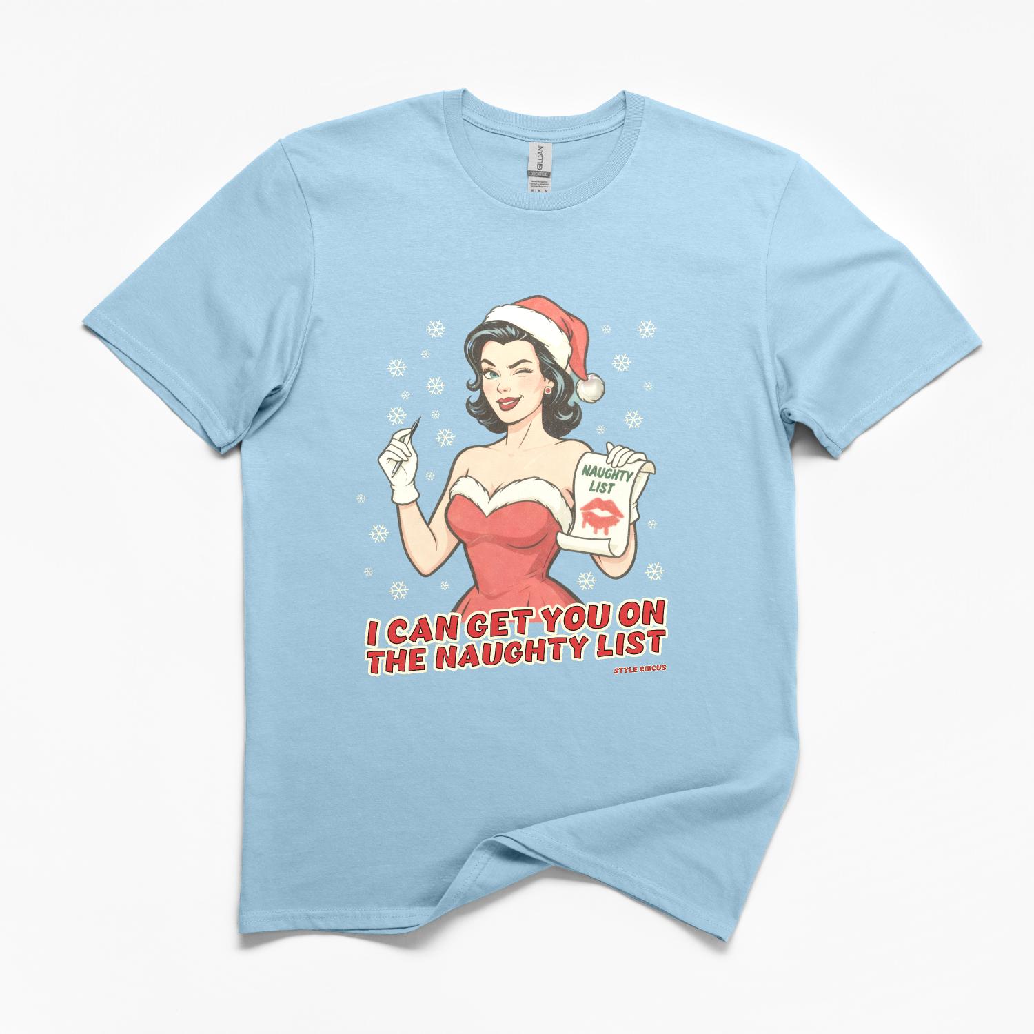 I Can Get You On The Naughty List Christmas T-Shirt