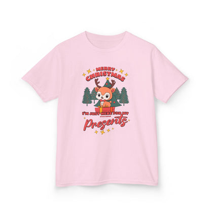 I'm Here For The Christmas Presents Kids T-Shirt