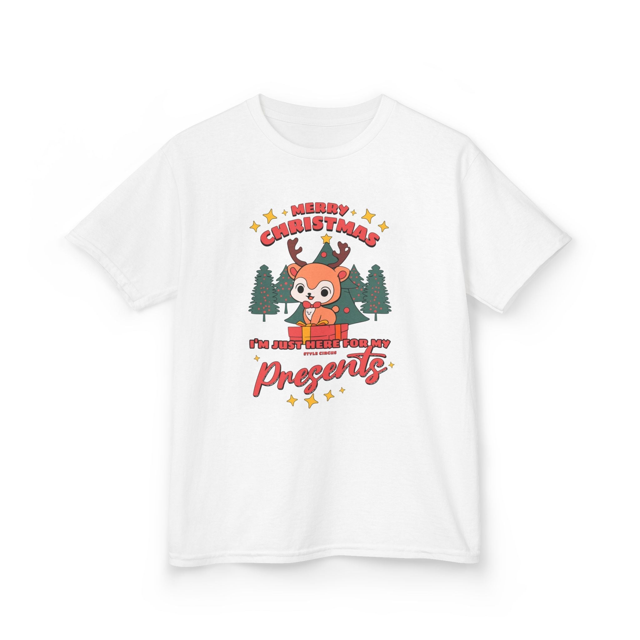 I'm Here For The Christmas Presents Kids T-Shirt