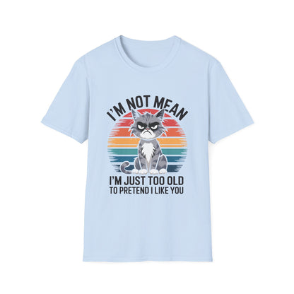 I'm Not Mean Cat Funny T-Shirt - Style Circus