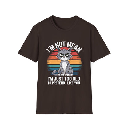 I'm Not Mean Cat Funny T-Shirt - Style Circus