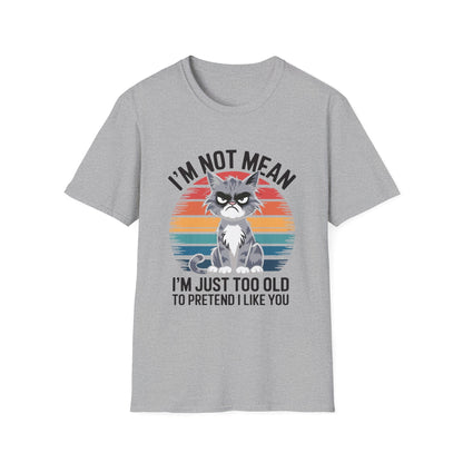 I'm Not Mean Cat Funny T-Shirt - Style Circus