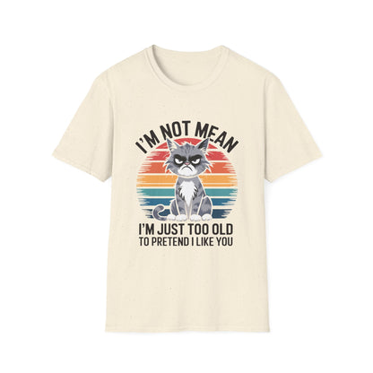 I'm Not Mean Cat Funny T-Shirt - Style Circus