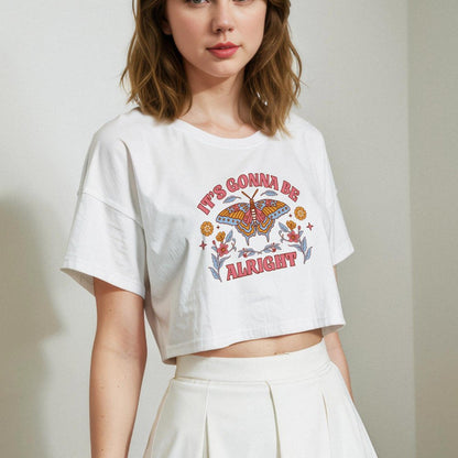 It's Going to be Alright Crop Tee - Style Circus