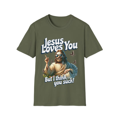 Jesus Loves You Funny T-Shirt - Style Circus