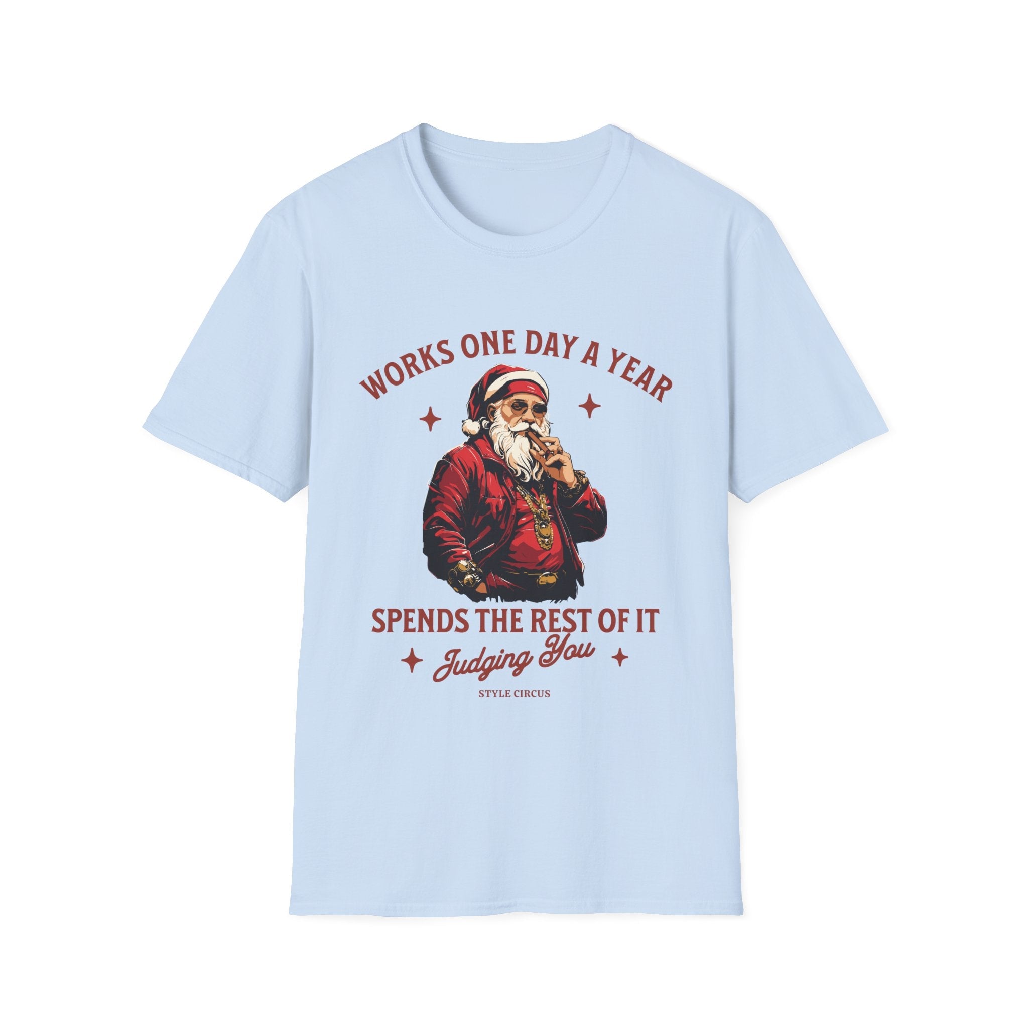 Judging Santa Christmas Funny T-Shirt - Style Circus