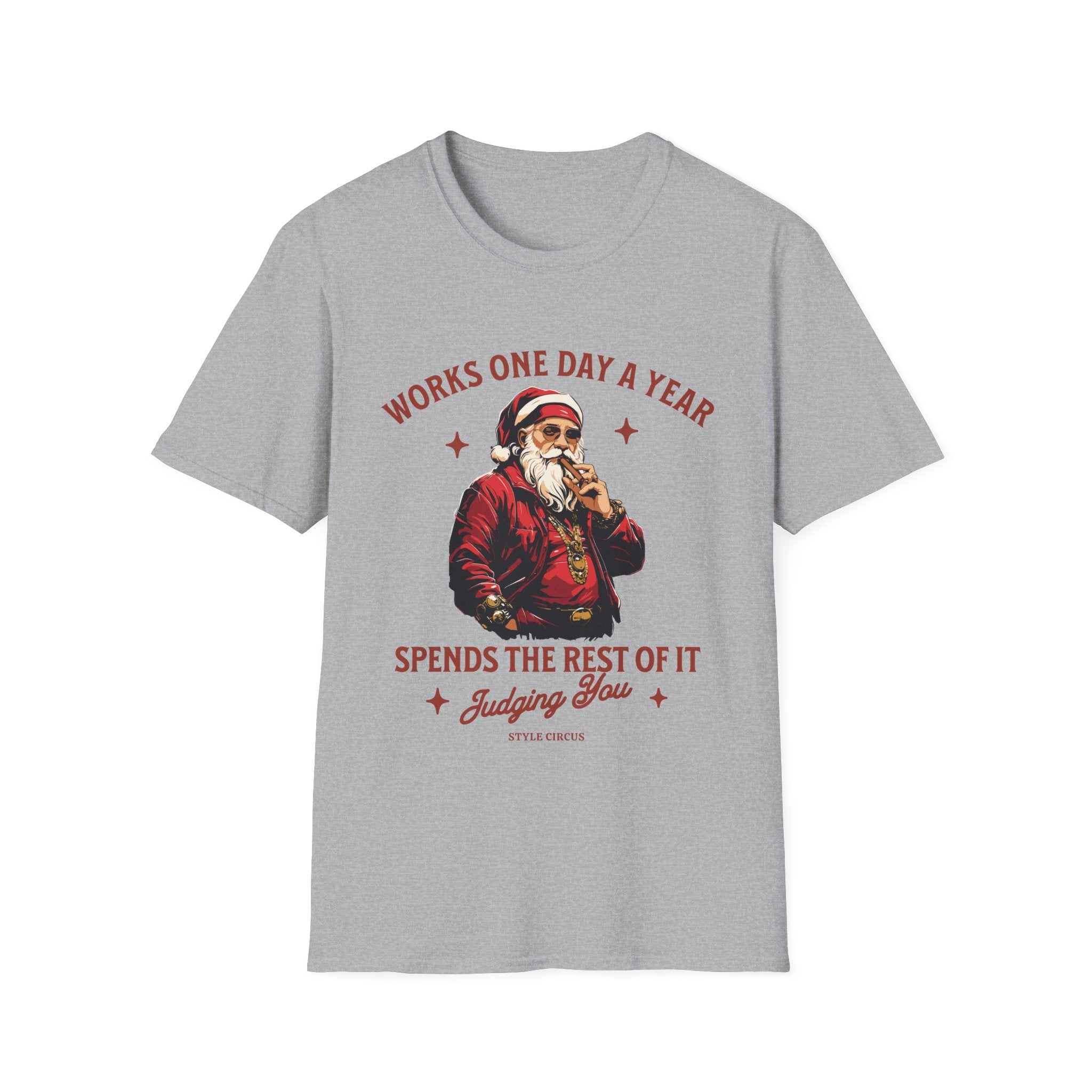 Judging Santa Christmas Funny T-Shirt - Style Circus