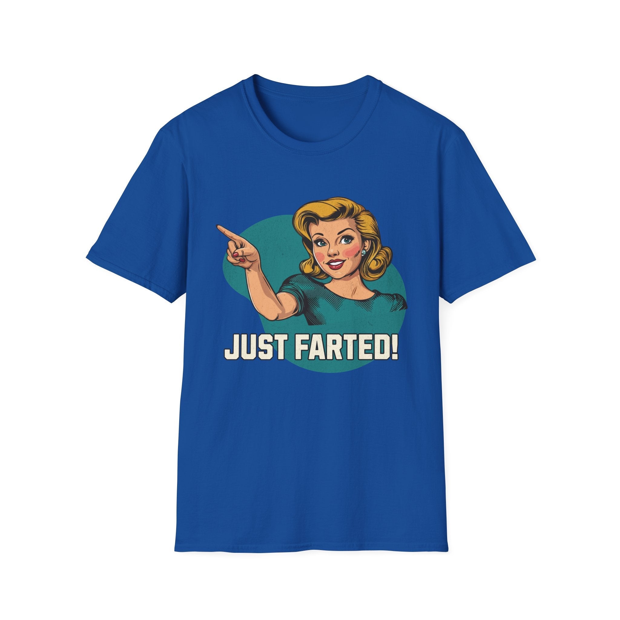 Just Farted Retro Funny T-Shirt - Style Circus