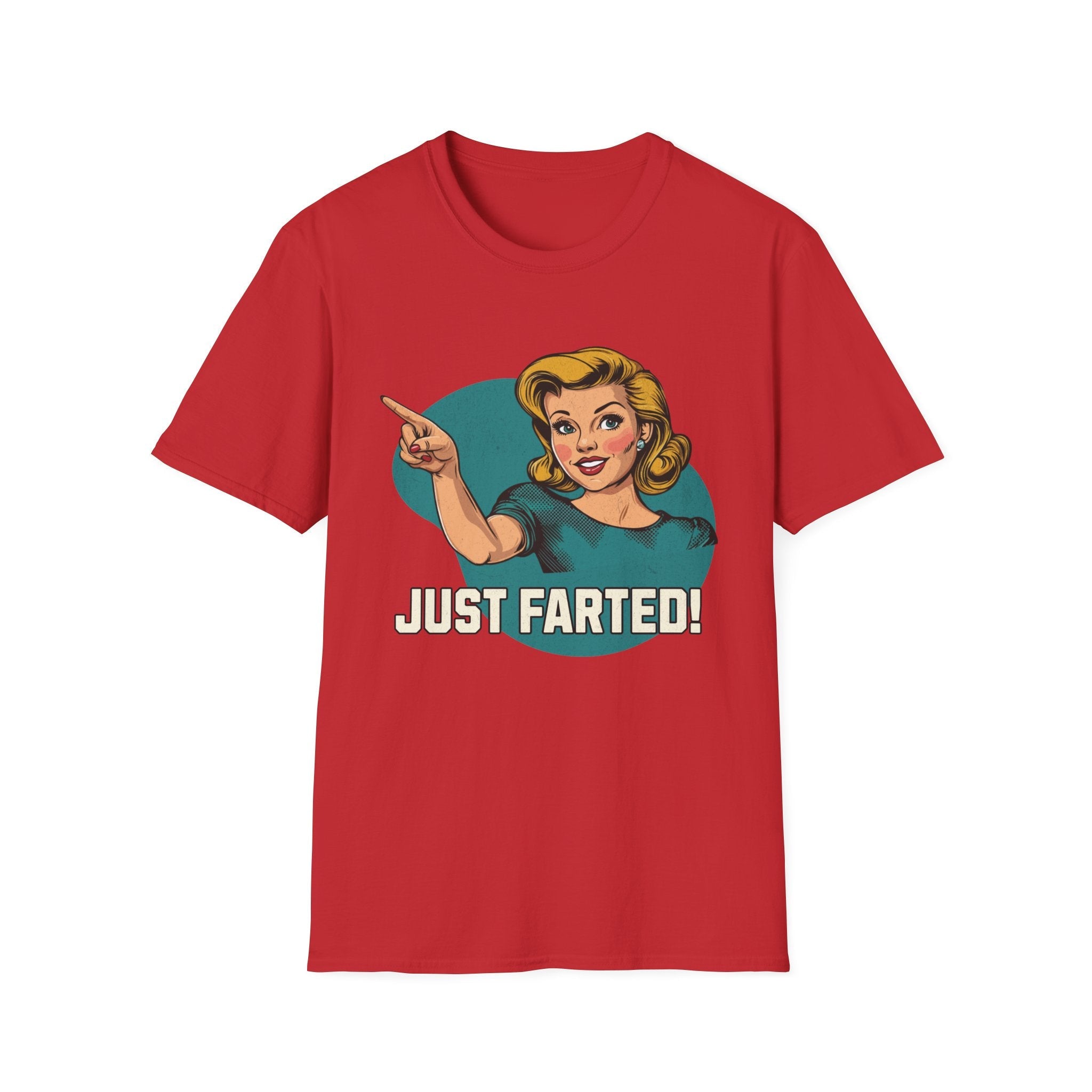 Just Farted Retro Funny T-Shirt - Style Circus