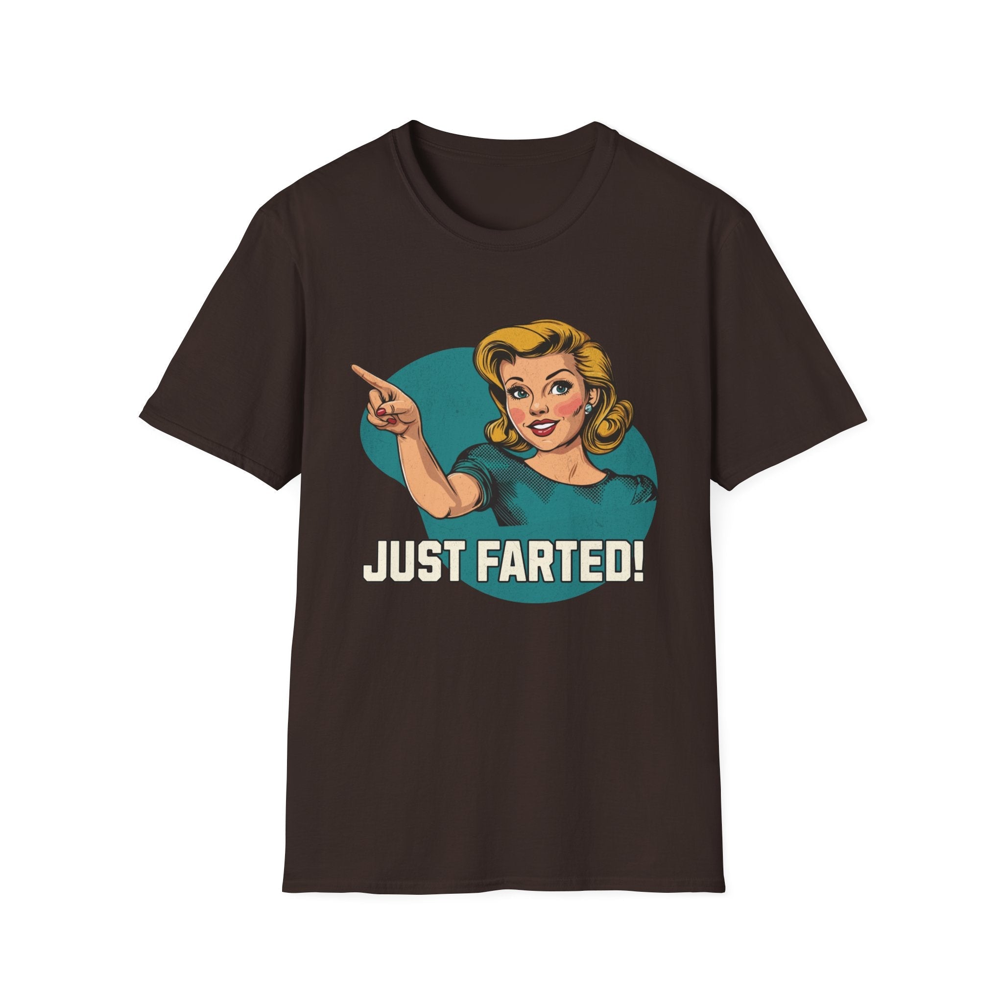 Just Farted Retro Funny T-Shirt - Style Circus