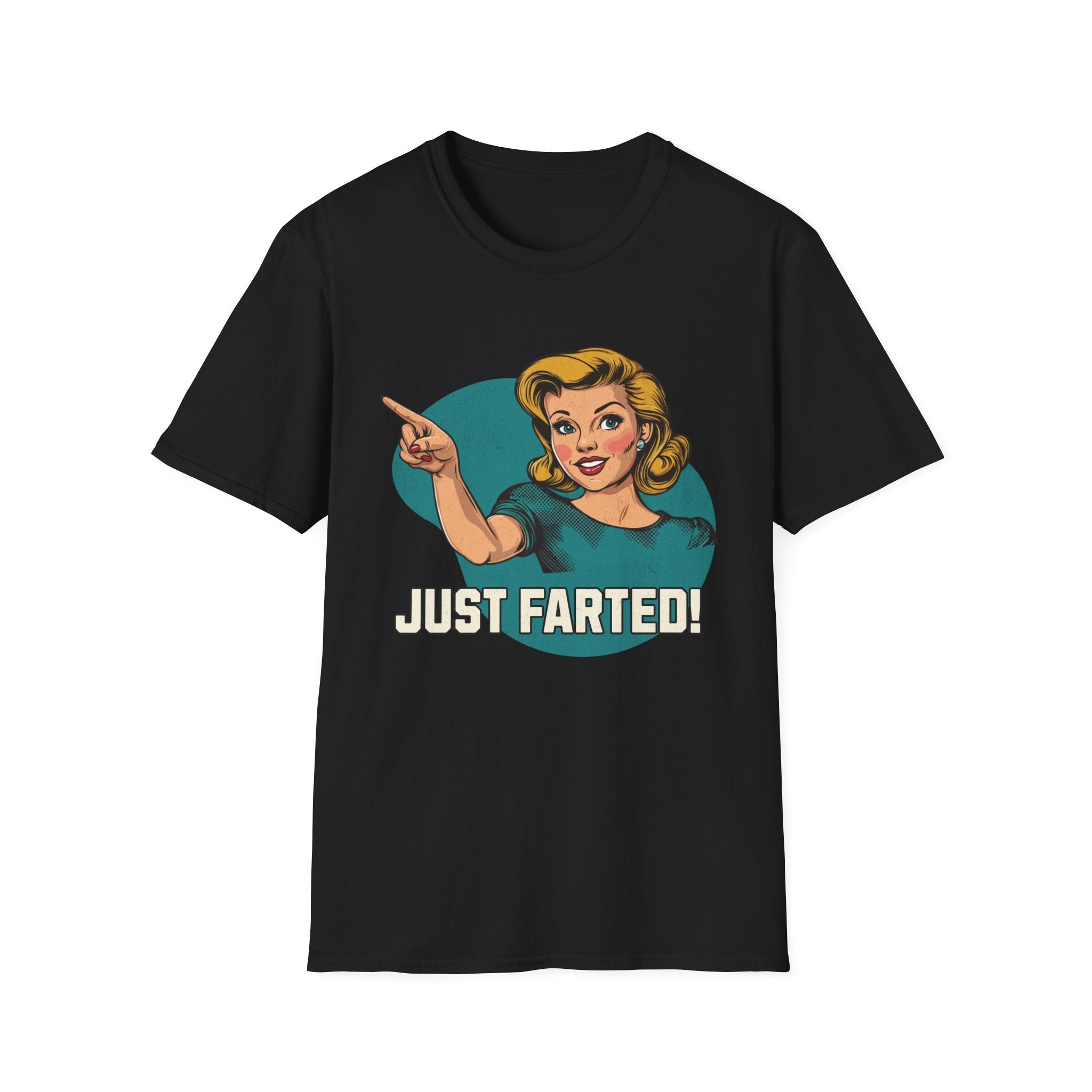 Just Farted Retro Funny T-Shirt - Style Circus