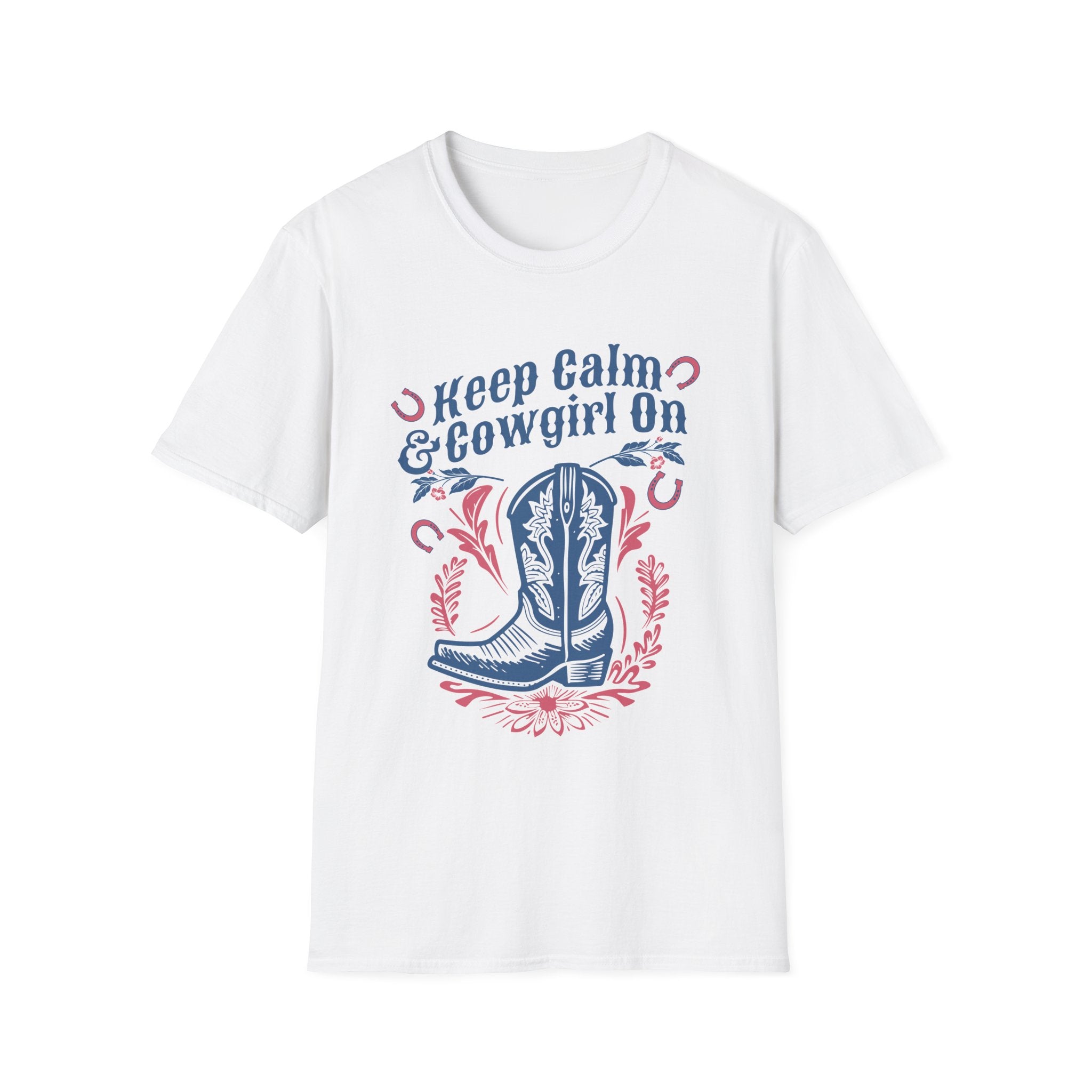 Keep Calm And Cowgirl On Western T-Shirt - Style Circus
