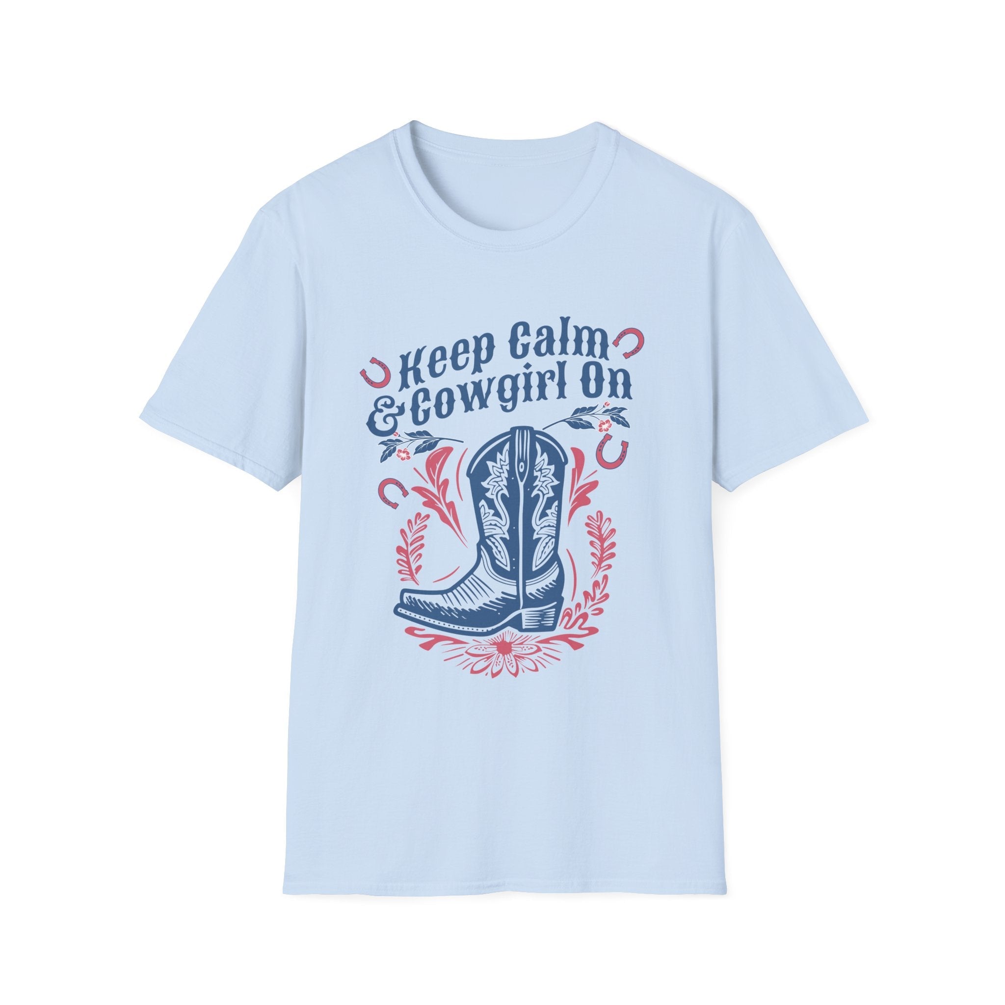 Keep Calm And Cowgirl On Western T-Shirt - Style Circus