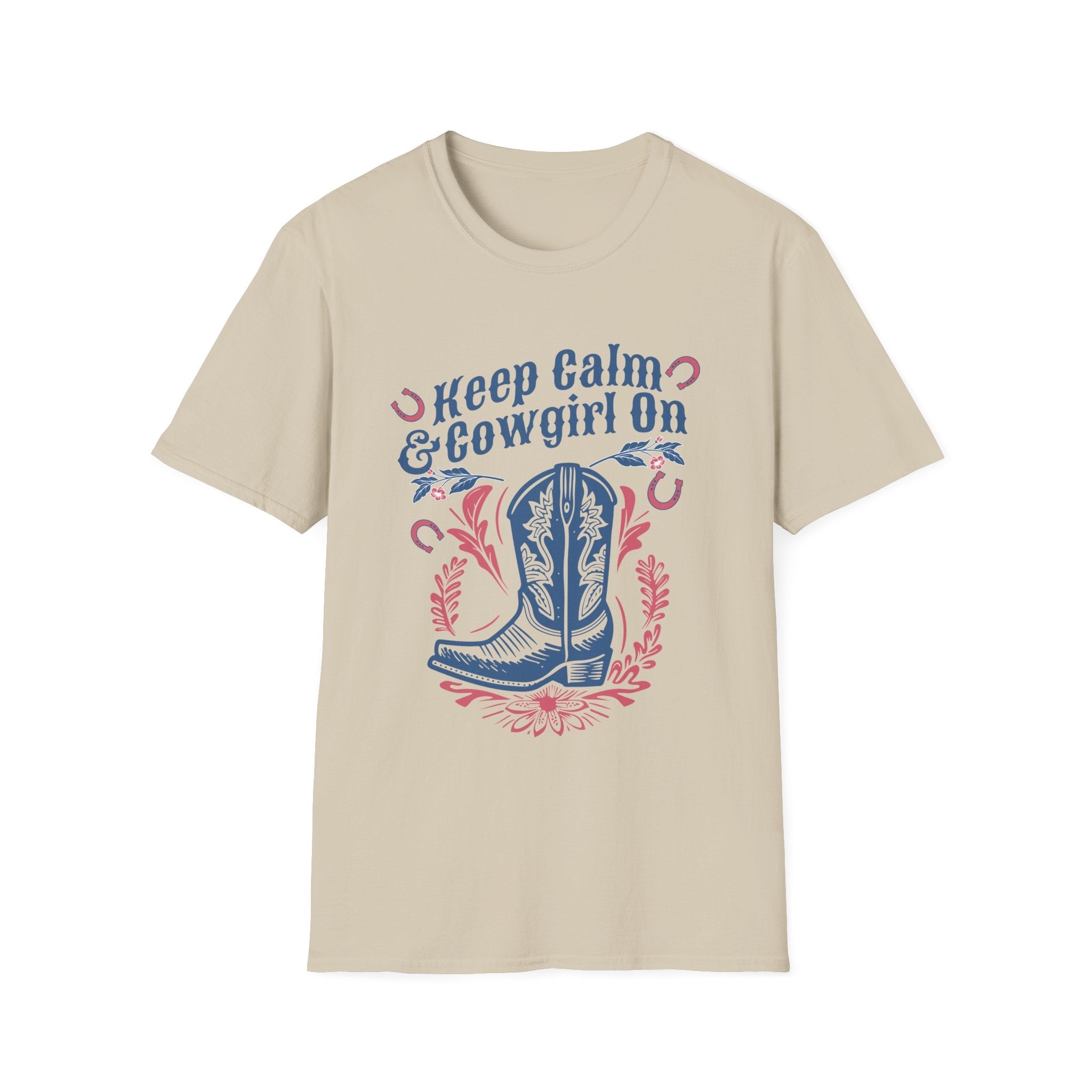 Keep Calm And Cowgirl On Western T-Shirt - Style Circus