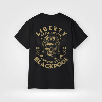 Liberty Blackpool Custom Skull Wear T-Shirt - Style Circus