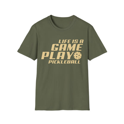 Life Is A Game Play Pickleball T-Shirt - Style Circus