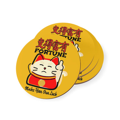 Lucky Cat Drink Coasters