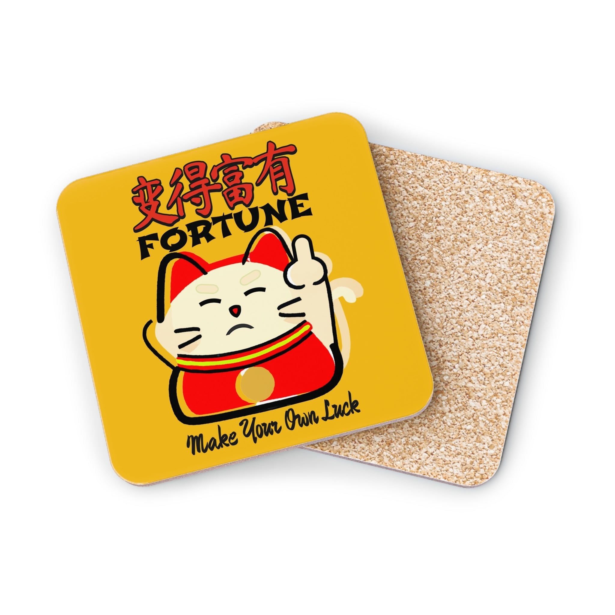 Lucky Cat Drink Coasters