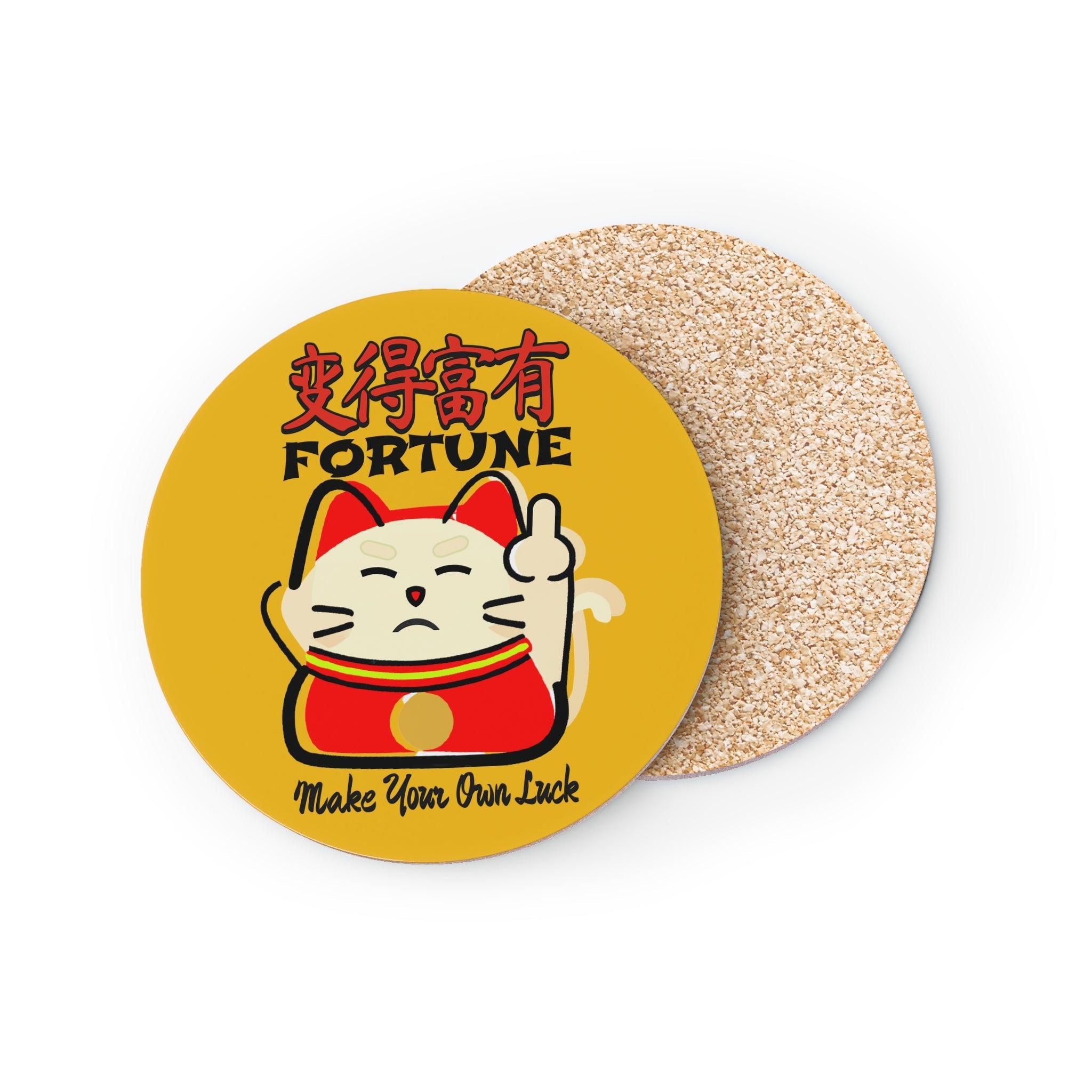 Lucky Cat Drink Coasters