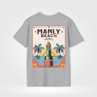 Manly Beach Sydney Custom T-Shirt - Style Circus 