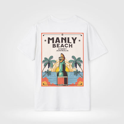 Manly Beach Sydney Custom T-Shirt - Style Circus 