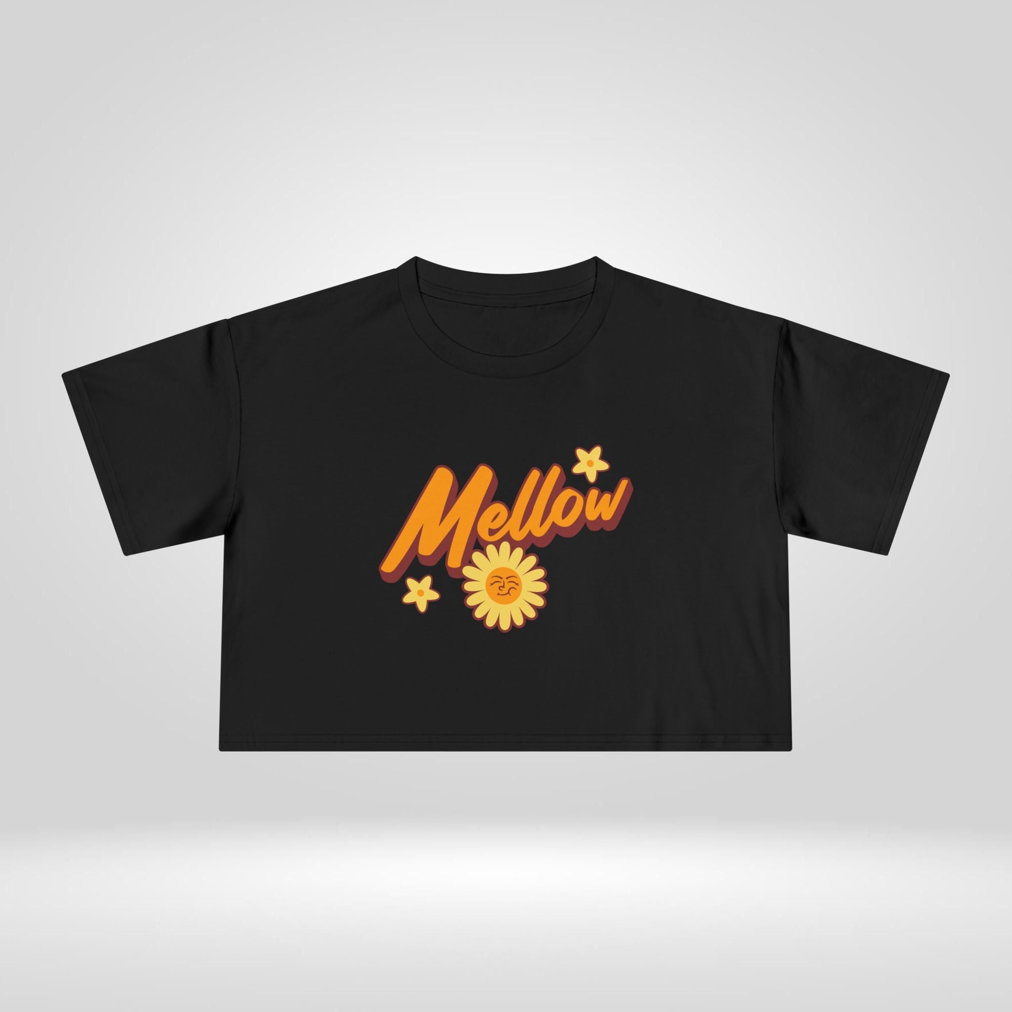 Mellow Vibes Crop Tee - Style Circus