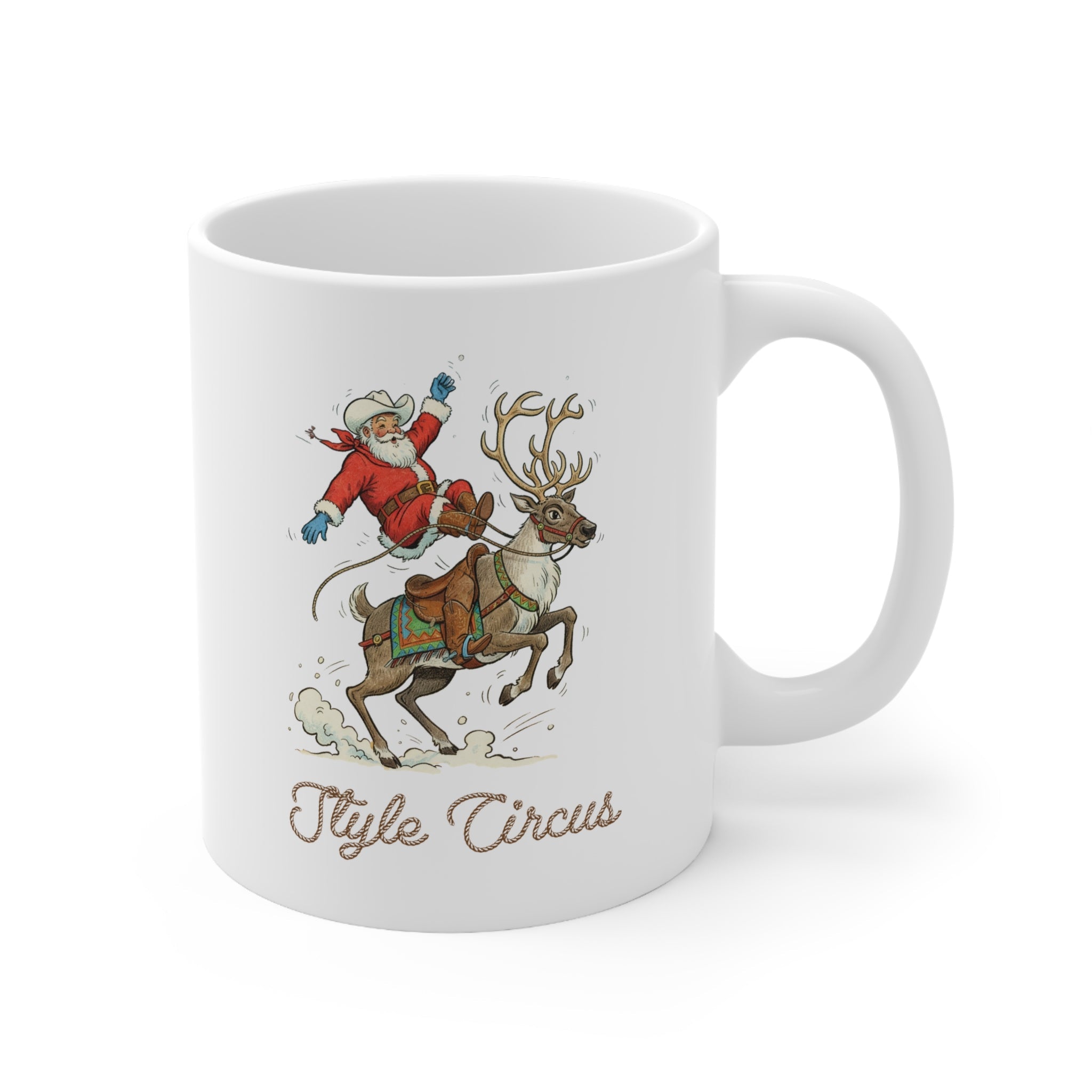 Merry Bucking Christmas Mug