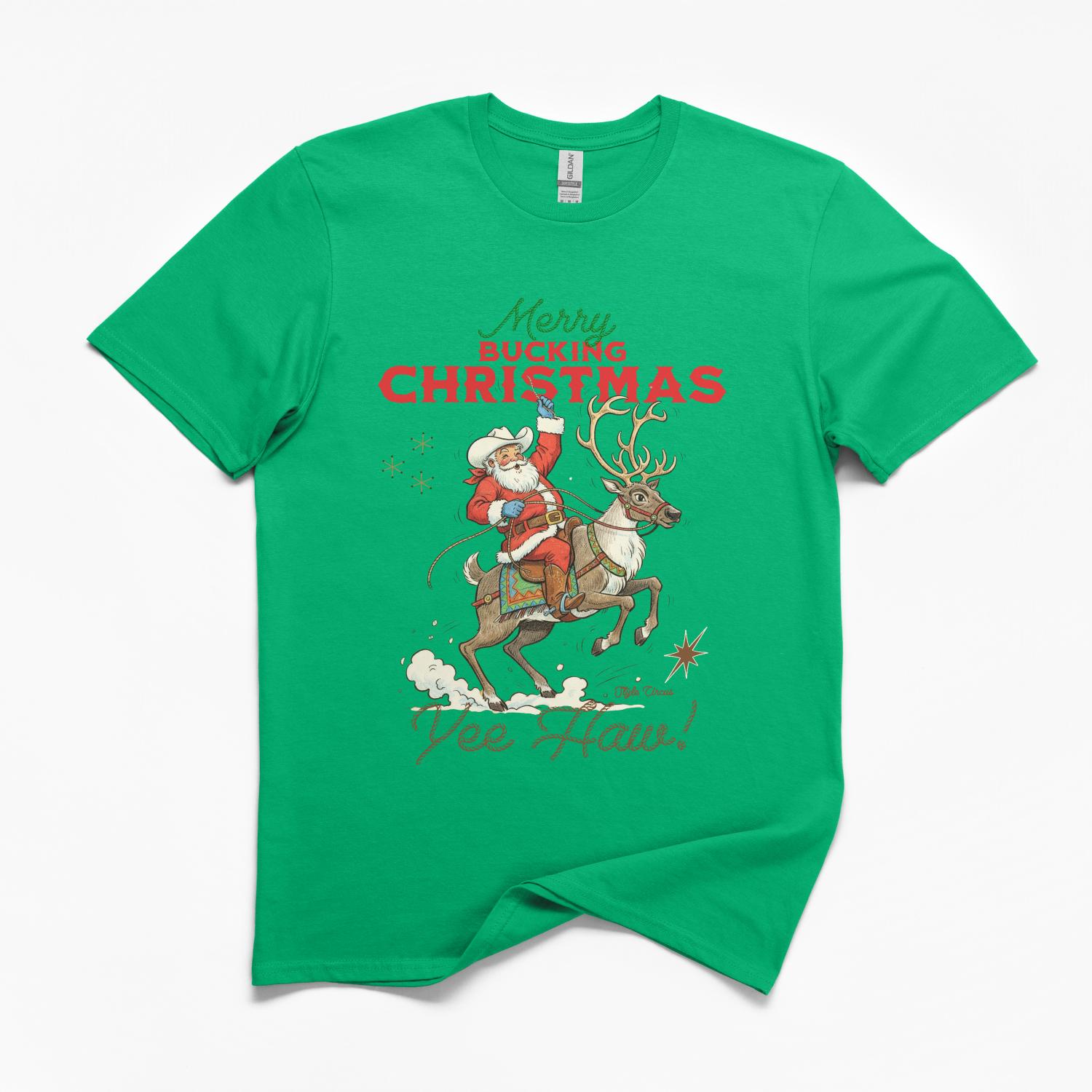 Merry Bucking Christmas T-Shirt
