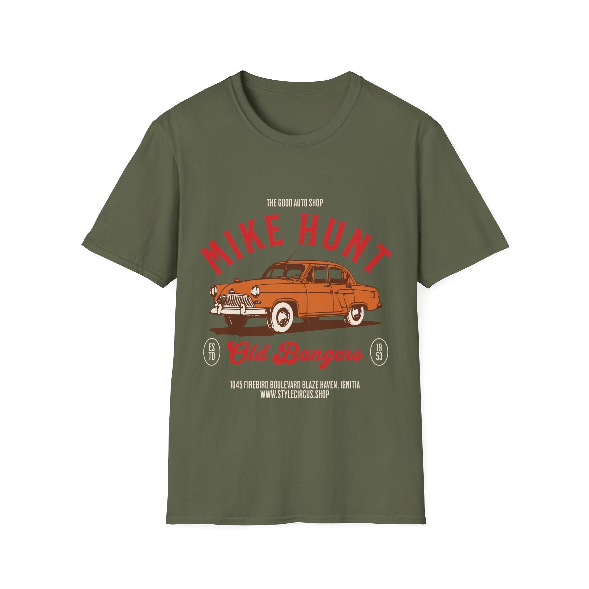 Mike Hunt Old Bangers Custom Car T-Shirt - Style Circus