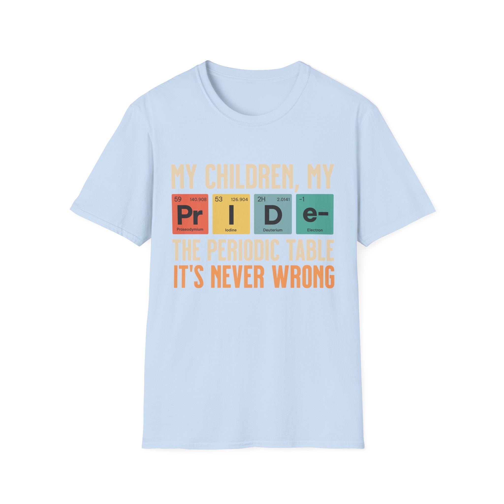 My Children My Pride Periodic Table T-Shirt - Style Circus