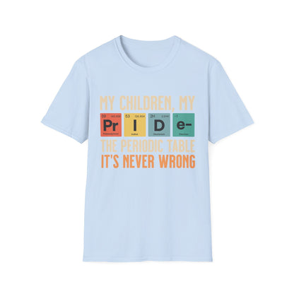 My Children My Pride Periodic Table T-Shirt - Style Circus