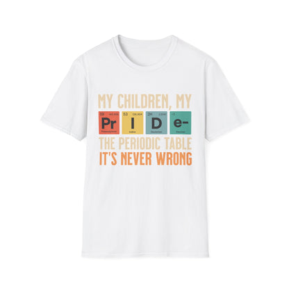 My Children My Pride Periodic Table T-Shirt - Style Circus