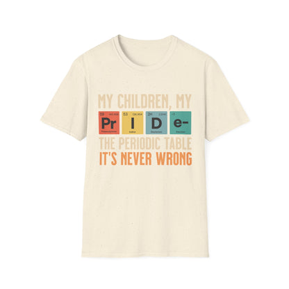 My Children My Pride Periodic Table T-Shirt - Style Circus