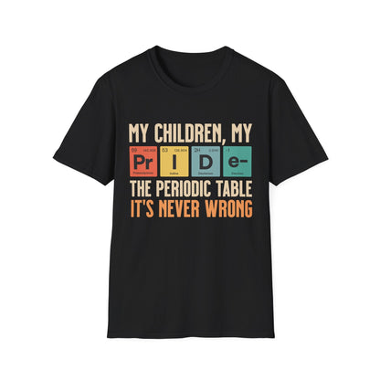 My Children My Pride Periodic Table T-Shirt - Style Circus