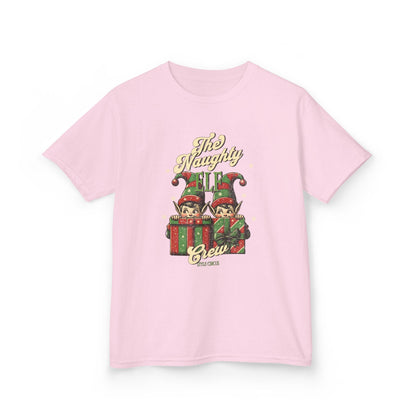 Naughty Elf Crew Kids T-Shirt