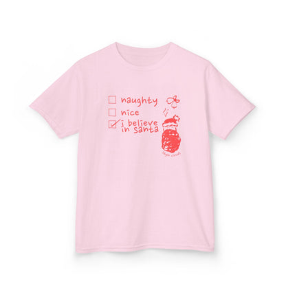 Naughty or Nice Christmas Kids T-Shirt