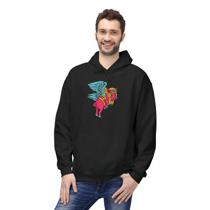 Never Say Never, Pigs Fly Unisex Hoodie - Style Circus