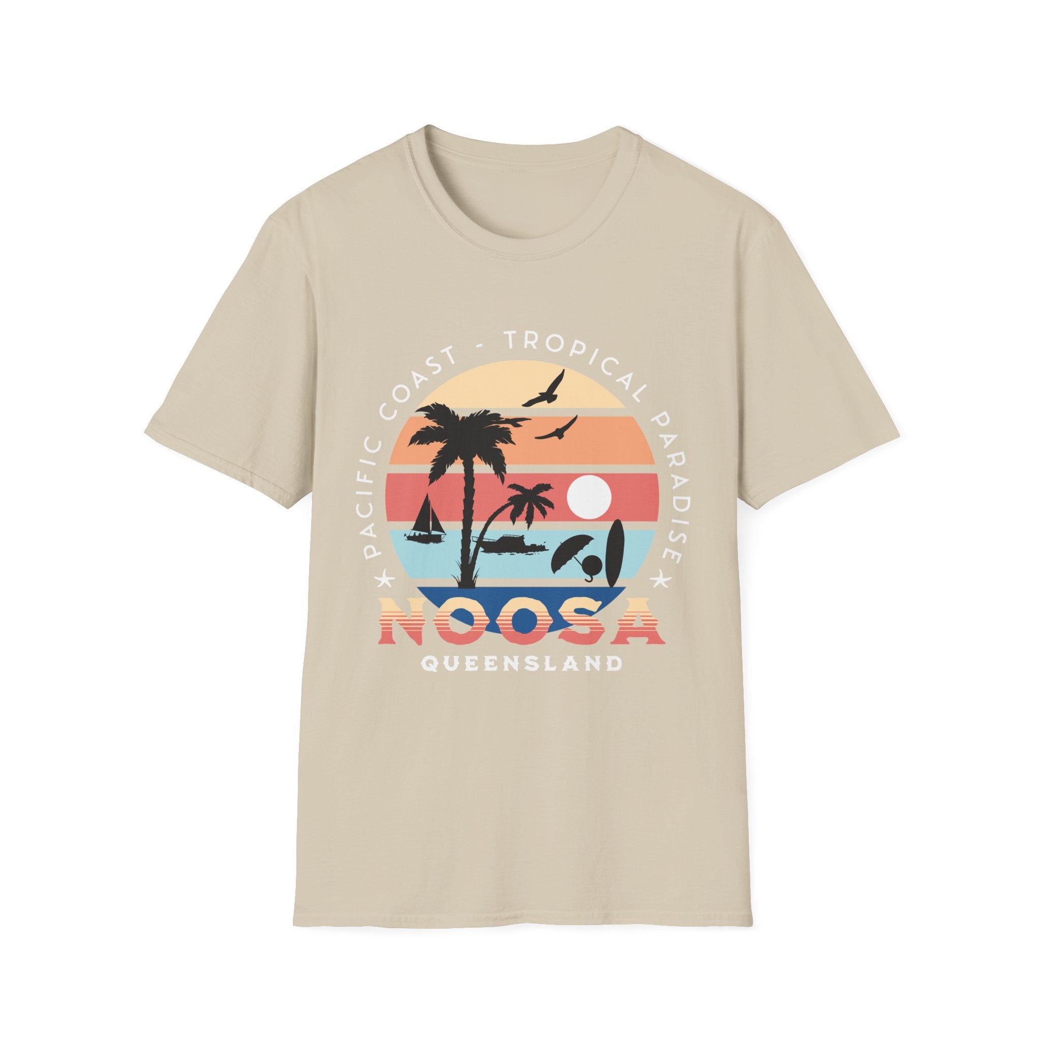 Noosa Queensland Surf & Beach Custom T-Shirt - Style Circus