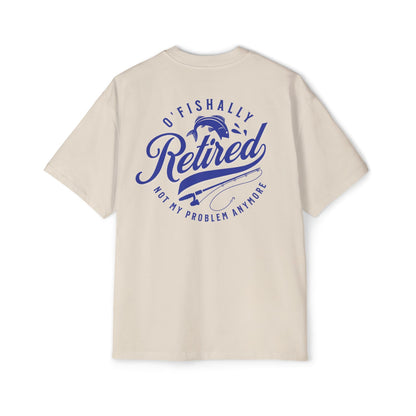 O'fishally Retired Fishing Oversized Tee