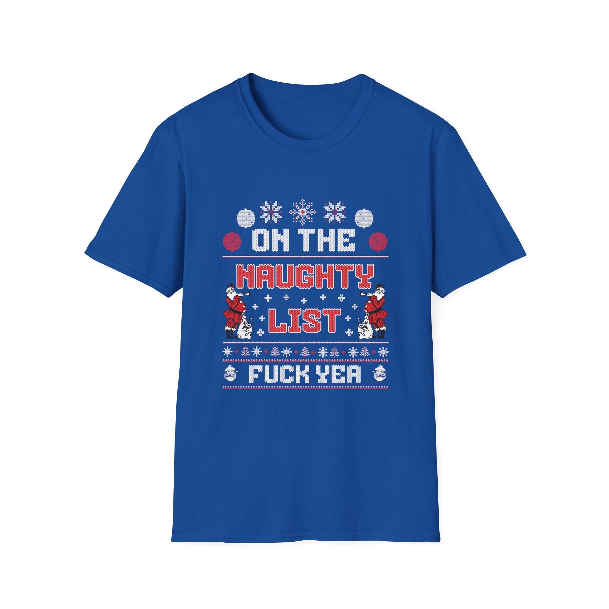 On The Christmas Naughty List Funny Custom T-Shirt - Style Circus