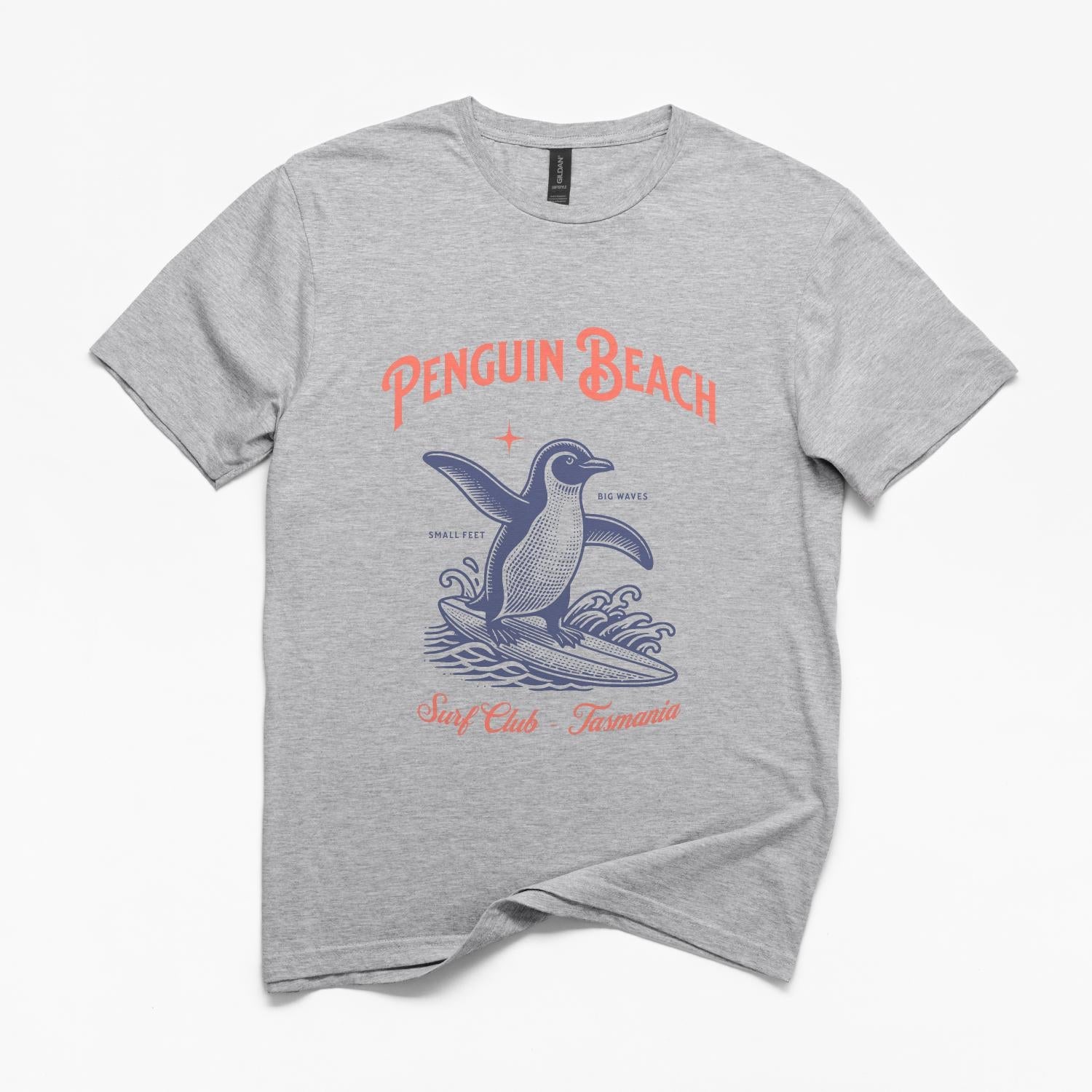 Penguin Beach Surf Tasmania T-Shirt