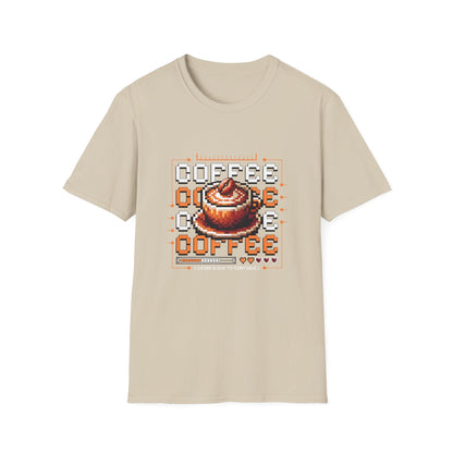 Pixel Coffee Game Unisex T-Shirt