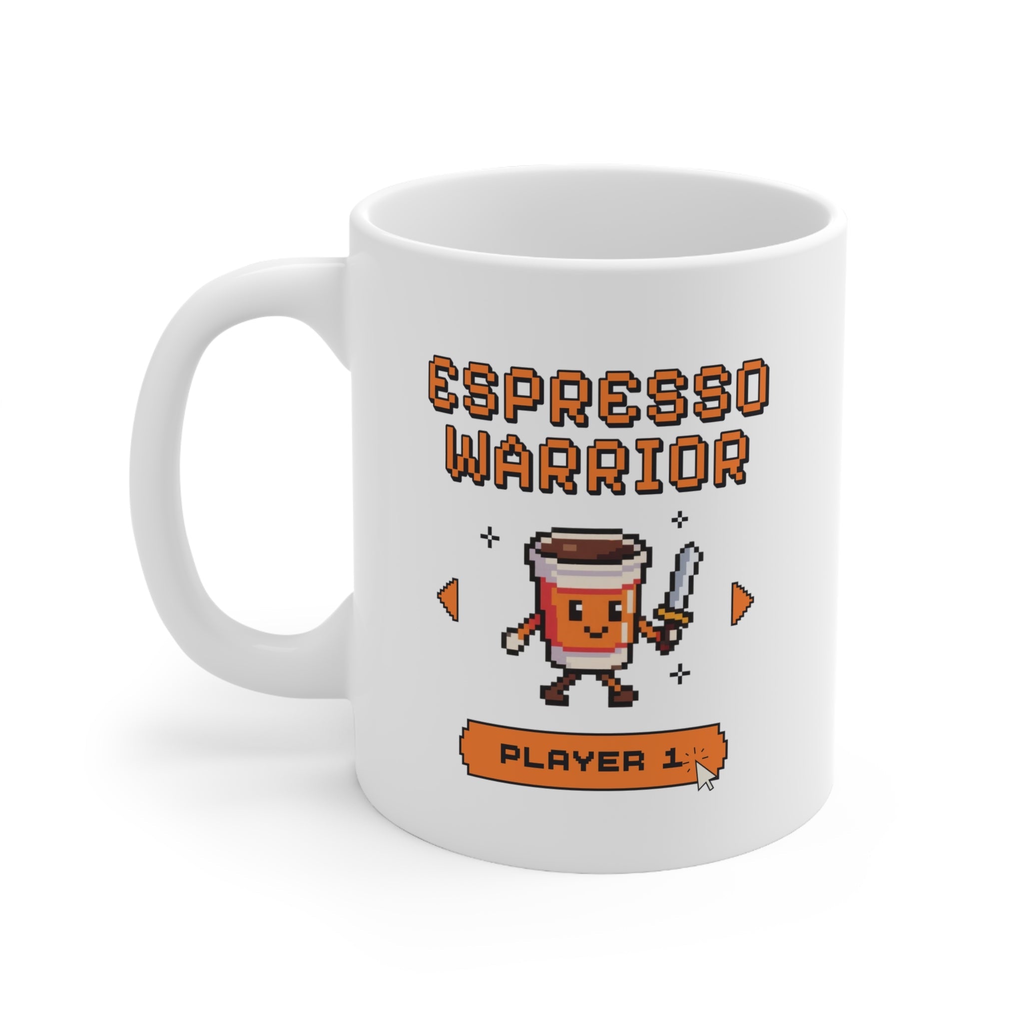 Pixel Espresso Warrior Mug