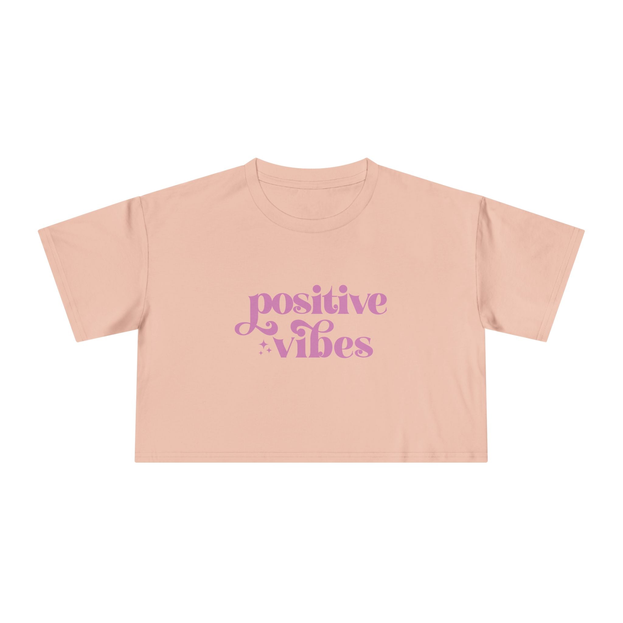 Positive Vibes Crop Tee - Style Circus